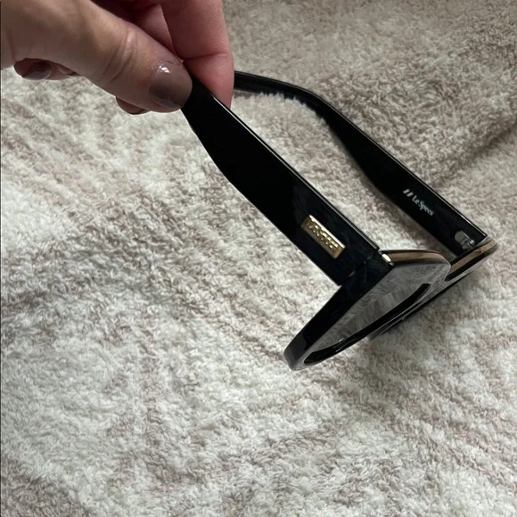 Le Specs Air Heart Black Cat-Eye Sunglasses - Picture 9 of 9